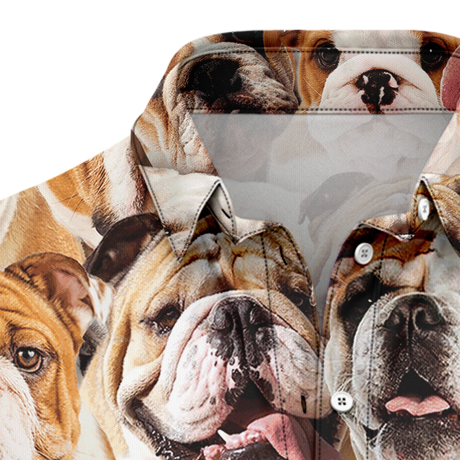 litzzy Bulldog Awesome D0107 Hawaiian Shirt Hawaii Shirt   