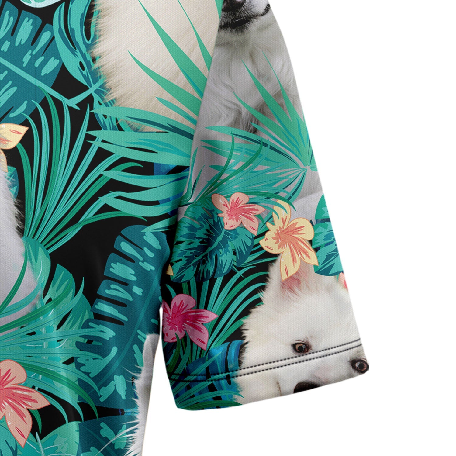 litzzy American Eskimo Dog Tropical T0307 Hawaiian Shirt Hawaii Shirt   