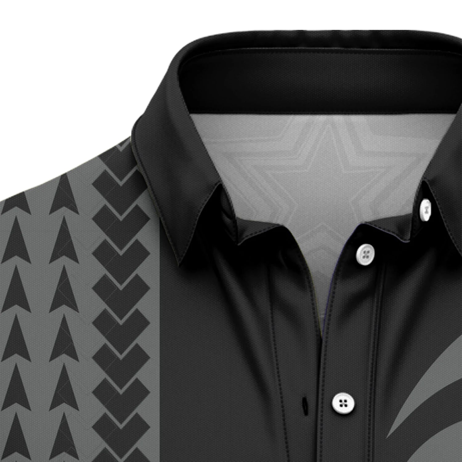 litzzy Tribal Shark Pattern Hawaiian Shirt - Litzzy Shirt Hawaiian Hawaii Shirt For Summer Hawaii Shirt   