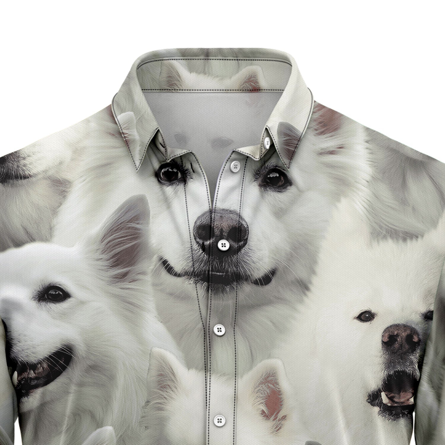 litzzy American Eskimo Dog Awesome D0207 Hawaiian Shirt Hawaii Shirt   