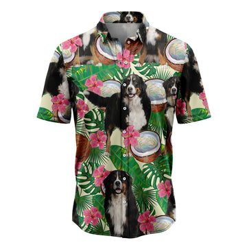 litzzy Bernese Mountain Dog Tropical Coconut G5731 Hawaiian Shirt Hawaii Shirt   