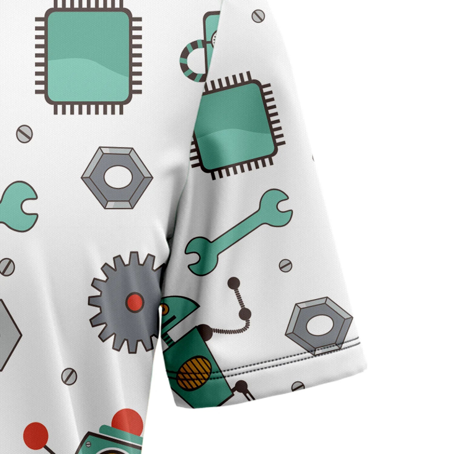 litzzy Amazing Robot H67225 Hawaiian Shirt - Litzzy Shirt Hawaiian Hawaii Shirt For Summer Hawaii Shirt   