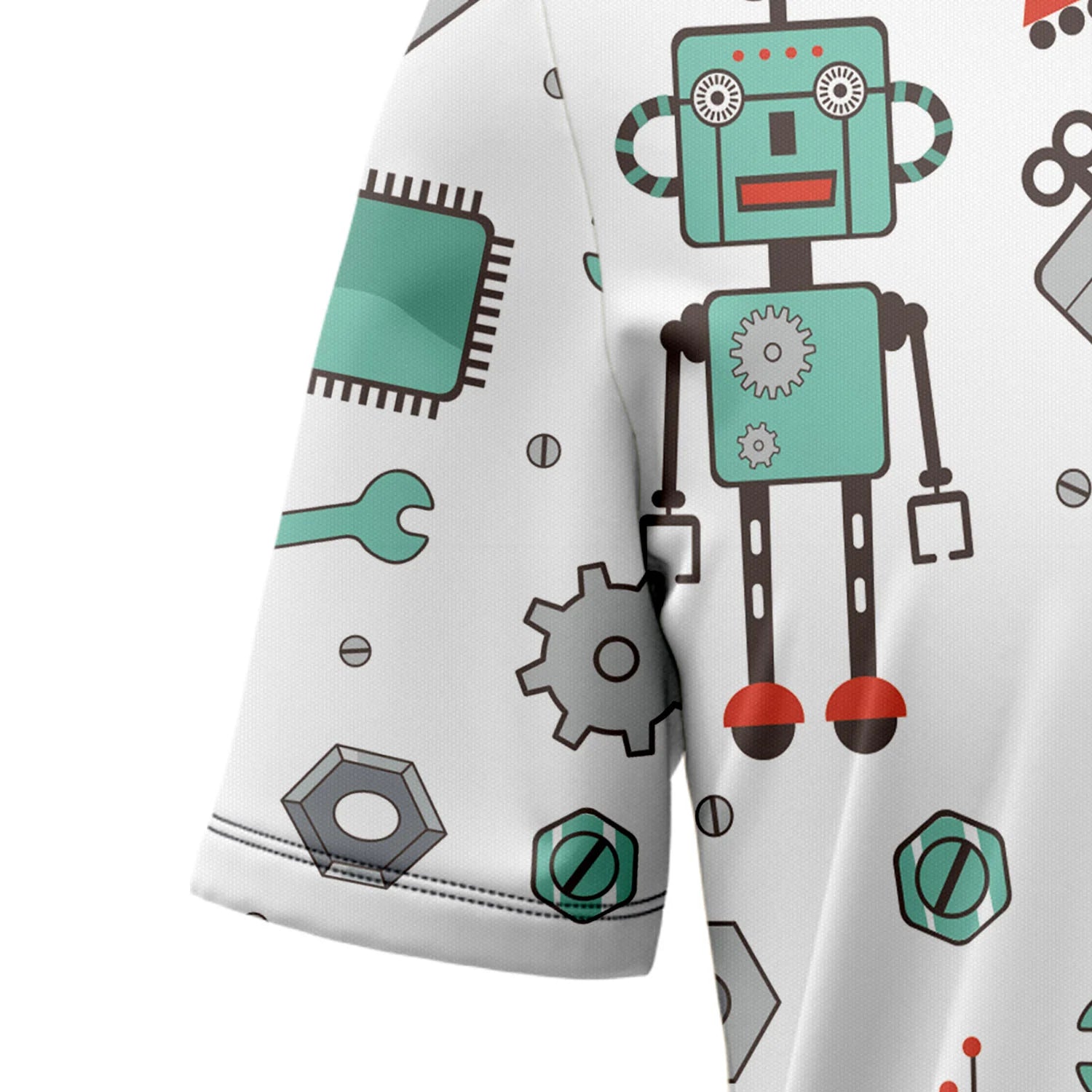 litzzy Amazing Robot H67225 Hawaiian Shirt - Litzzy Shirt Hawaiian Hawaii Shirt For Summer Hawaii Shirt   