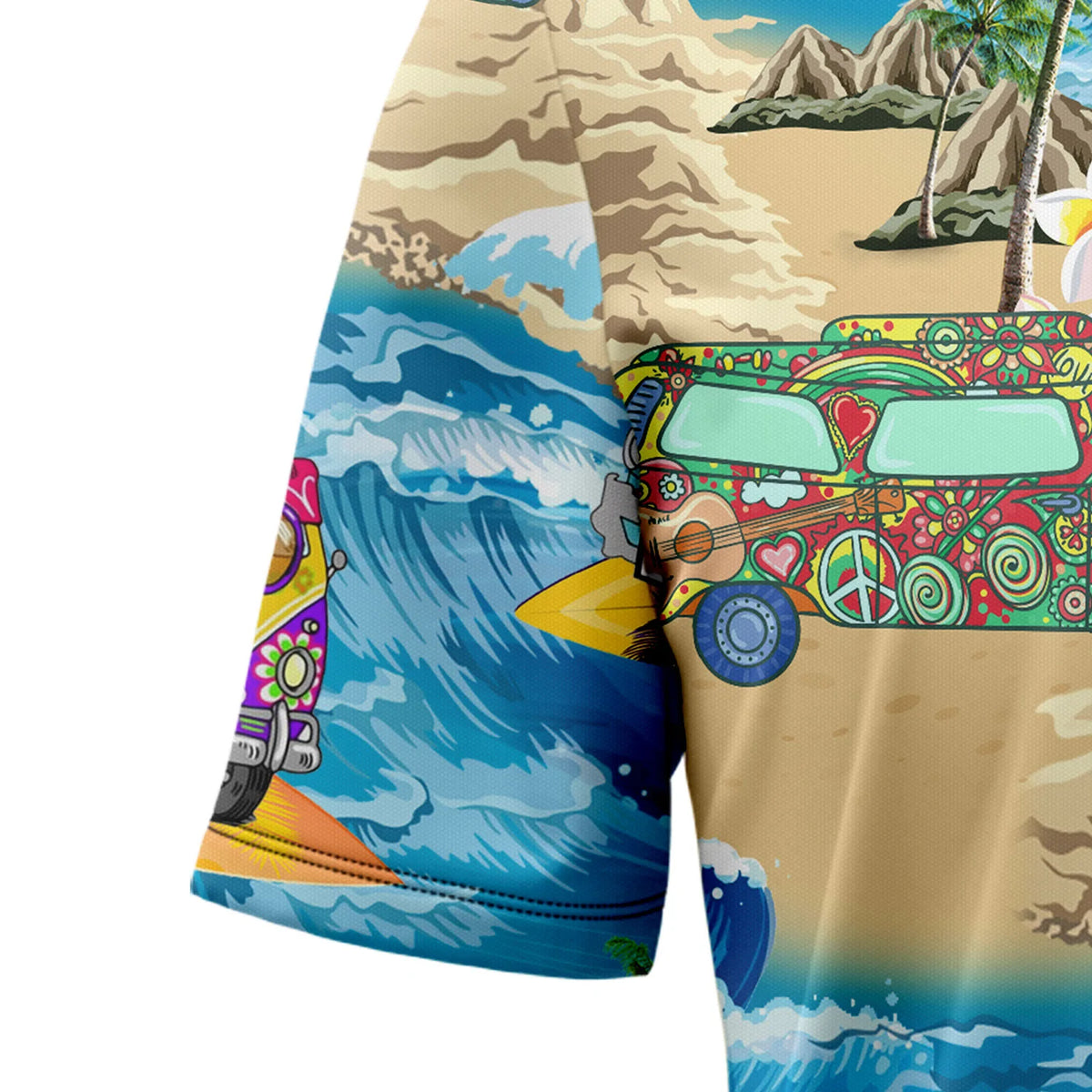 litzzy Hippie Bus Island Hawaiian Shirt - Litzzy Shirt Hawaiian Hawaii Shirt For Summer Hawaii Shirt   