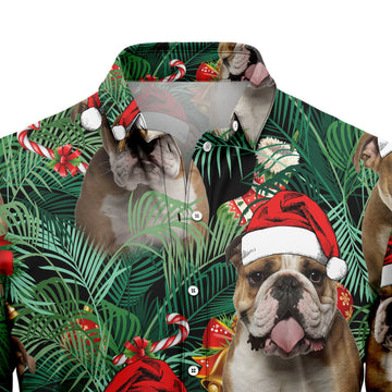 litzzy Bulldog Christmas G51211 Hawaiian Shirt Hawaii Shirt   