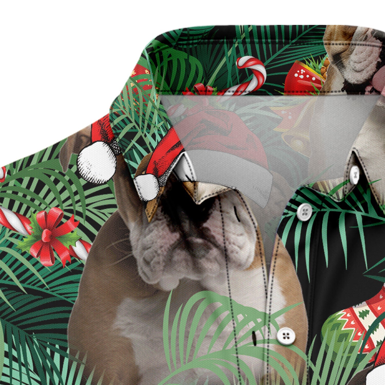 litzzy Bulldog Christmas G51211 Hawaiian Shirt Hawaii Shirt   
