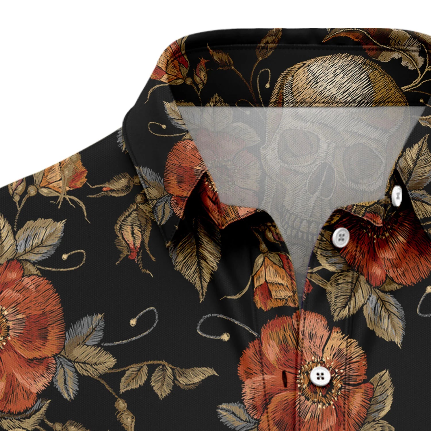 litzzy Vintage Skull H11833 Hawaiian Shirt - Litzzy Shirt Hawaiian Hawaii Shirt For Summer Hawaii Shirt   