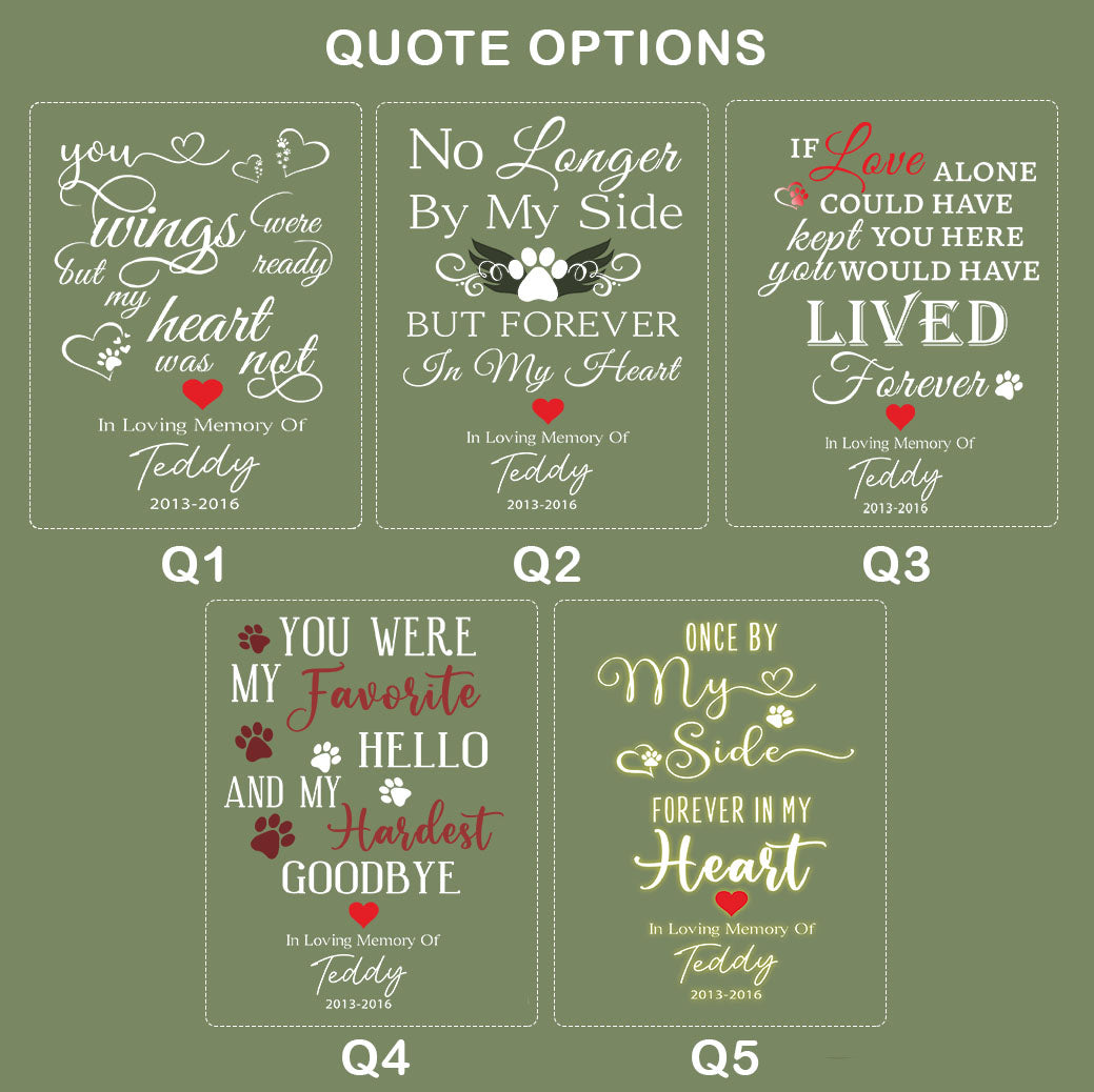 litzzy Personalized Dog Memorial Night Light, RGB Led Night Light Lamp, Custom Photo Night Lights Pet Loss Gift, Dog Lover Gift, Empathy Gift Night Light   