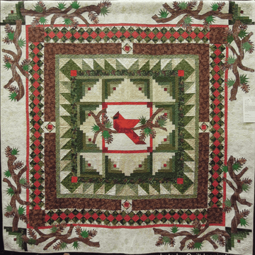 litzzy Red Bird Christmas CLM0511507 Fleece Blanket Quilt Blanket   
