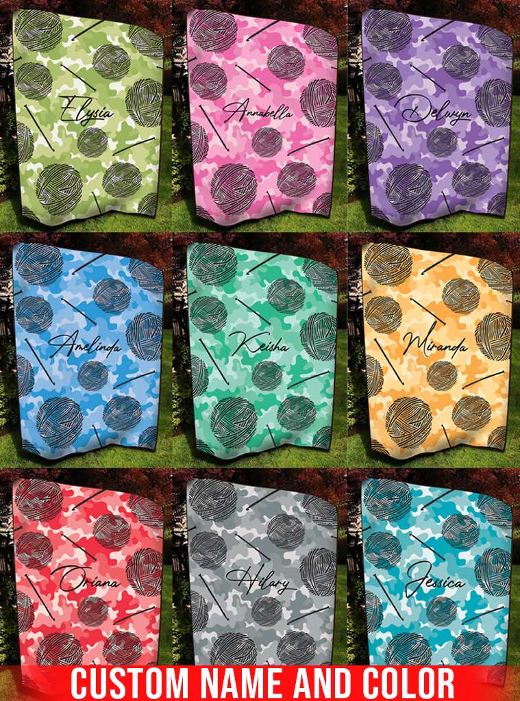 litzzy Personalized Crochet Fleece Blanket - Lath2711202 Quilt Blanket   