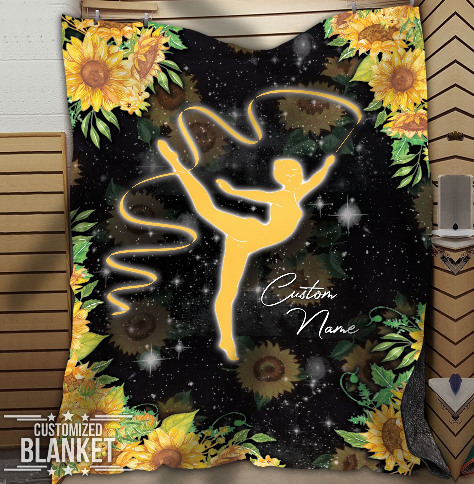 litzzy Personalized Gymnastic Fleece Blanket - Lath0312201 Quilt Blanket 60x80  
