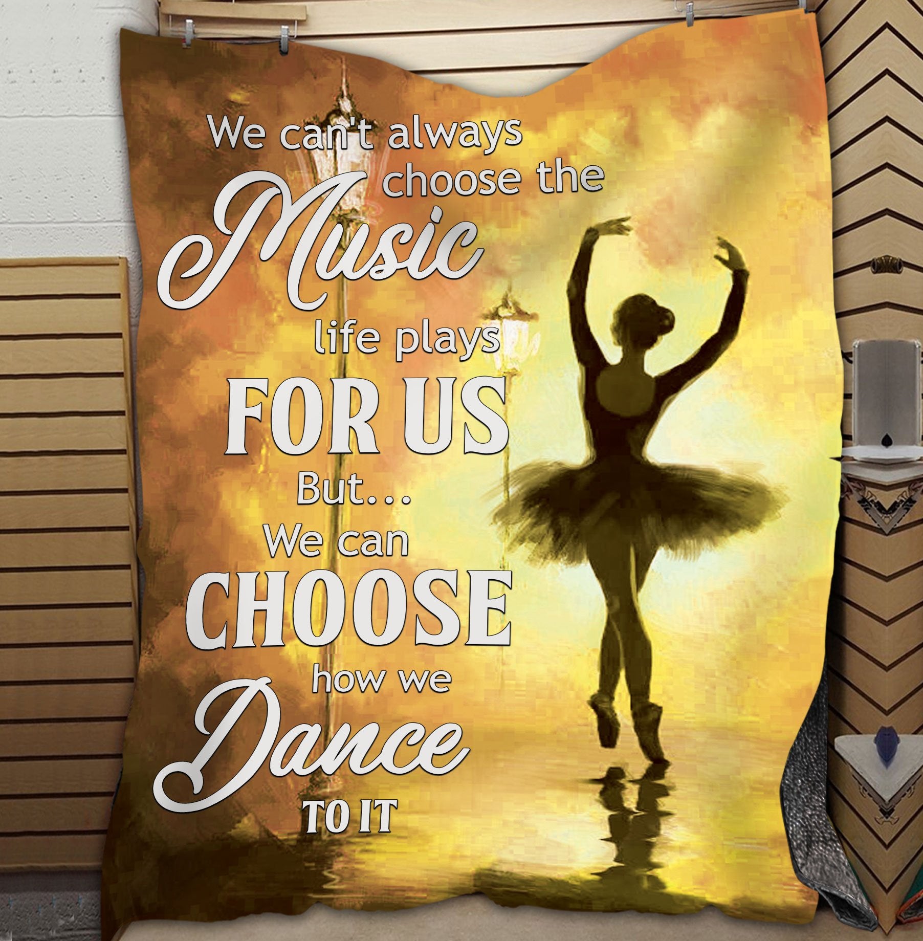 litzzy We Can'T Always Choose The Music Fleece Blanket - Lath3011202 Quilt Blanket   