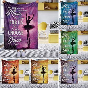 litzzy We Can'T Always Choose The Music Fleece Blanket - Lath3011202 Quilt Blanket   