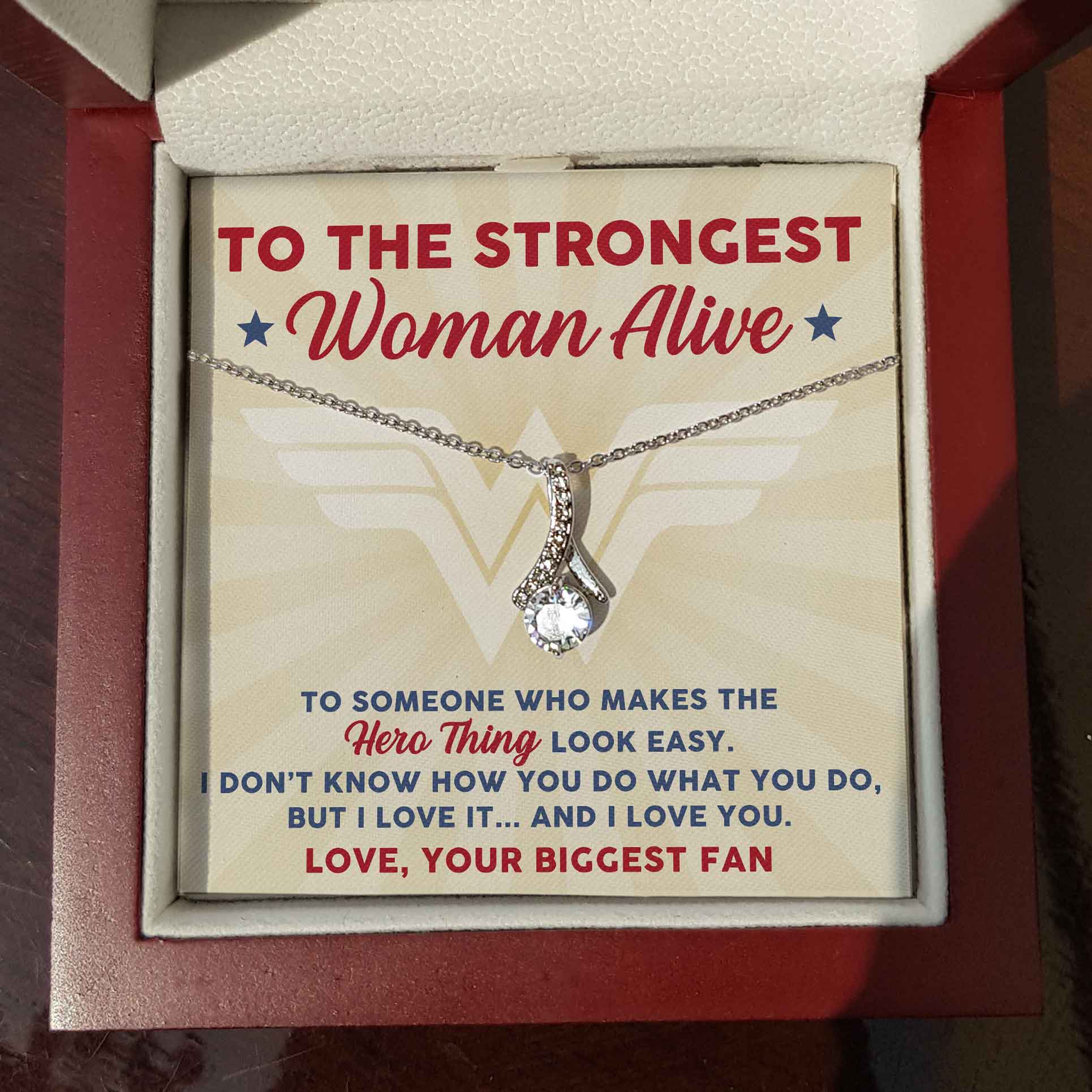 litzzy To The Strongest Woman Alive - Alluring Necklace Jewelry   