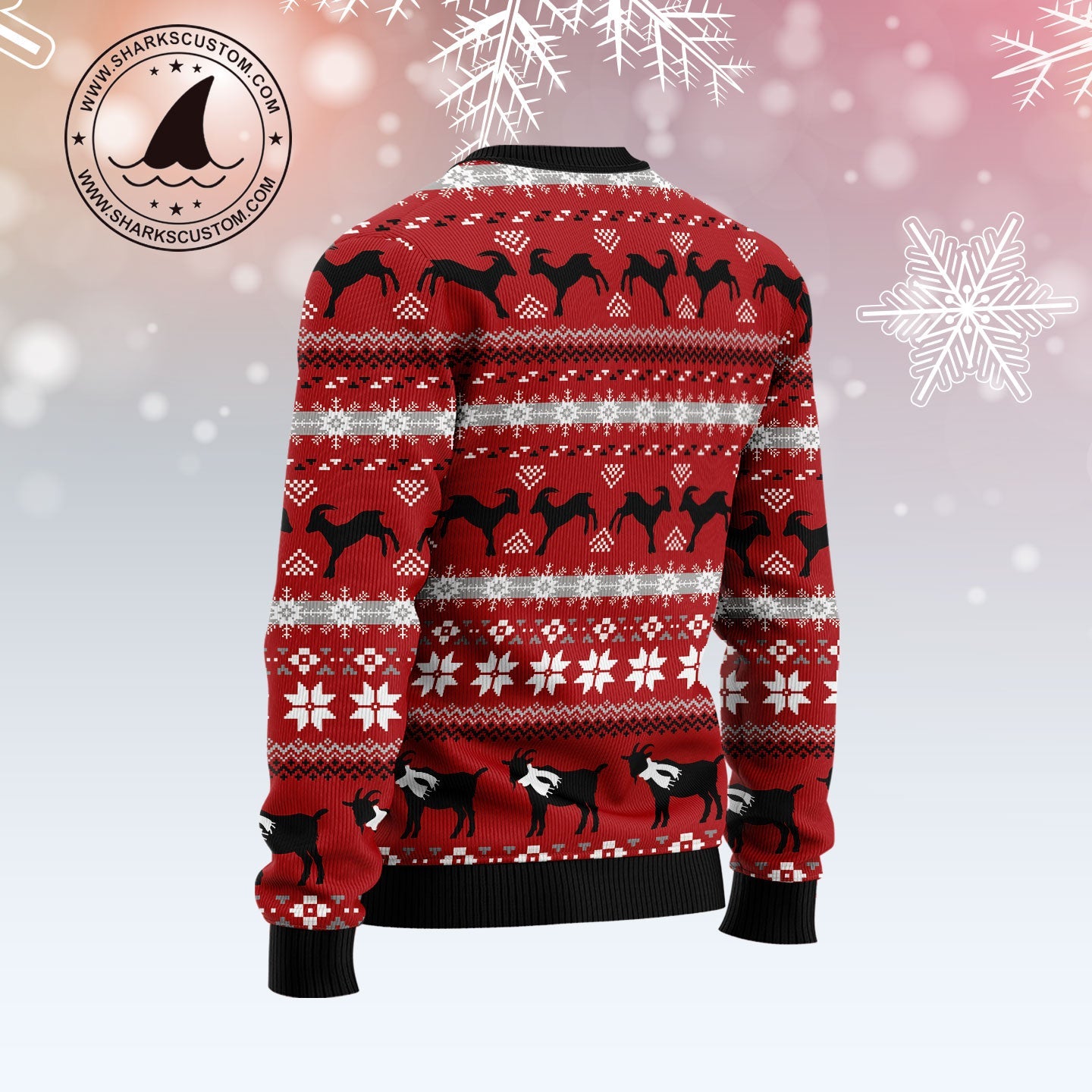 litzzy Santa Goat G51014 - Ugly Christmas Sweater -  Best Gift For Christmas, Noel Malalan - Christmas Signature sweater   