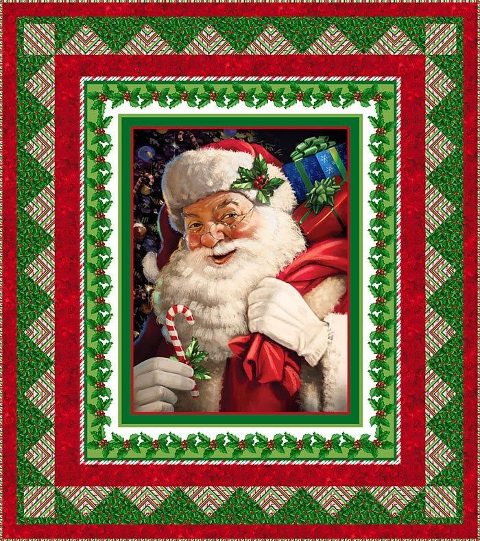 litzzy Santa Christmas CLA2110401Q Fleece Blanket Quilt Blanket   