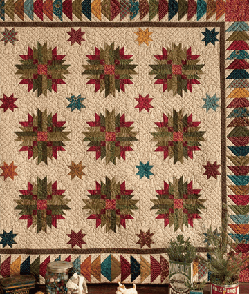 litzzy Scrappy Christmas CLM1511406 Fleece Blanket Quilt Blanket   