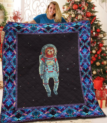 litzzy Sloth Fleece Blanket HQT2011213 Quilt Blanket   