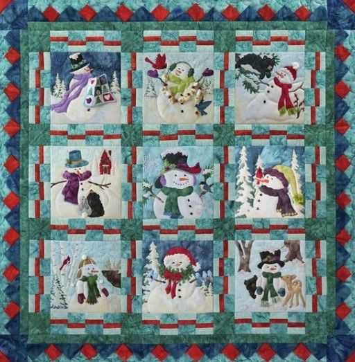 litzzy Snowman Christmas CLA1910447Q Fleece Blanket Quilt Blanket   