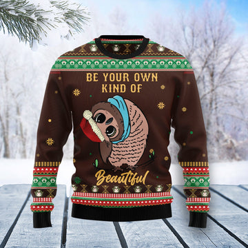 litzzy Owl Beautiful T1111 Ugly Christmas Sweater -  Best Gift For Christmas, Noel Malalan - Christmas Signature sweater   