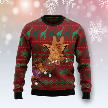 litzzy Giraffe Winter T1210 Ugly Christmas Sweater -  Best Gift For Christmas, Noel Malalan - Christmas Signature sweater   