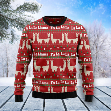 litzzy Llama Lalala T1510 Ugly Christmas Sweater -  Best Gift For Christmas, Noel Malalan - Christmas Signature sweater   