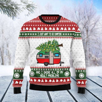 litzzy Camping Christmas T1711 Ugly Christmas Sweater -  Best Gift For Christmas, Noel Malalan - Christmas Signature sweater   