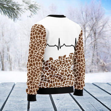 litzzy Giraffe Heart T2011 Ugly Christmas Sweater -  Best Gift For Christmas, Noel Malalan - Christmas Signature sweater   