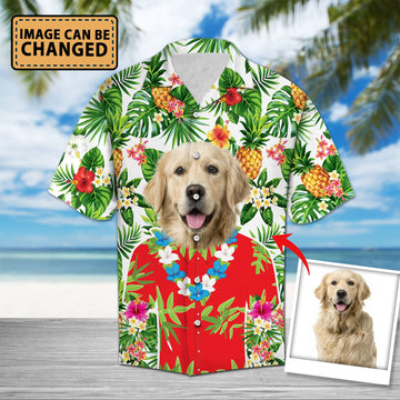 litzzy Custom Dog Face Tropical - Hawaiian Shirt Personalizedwitch For Dog Lovers Hawaii Shirt   