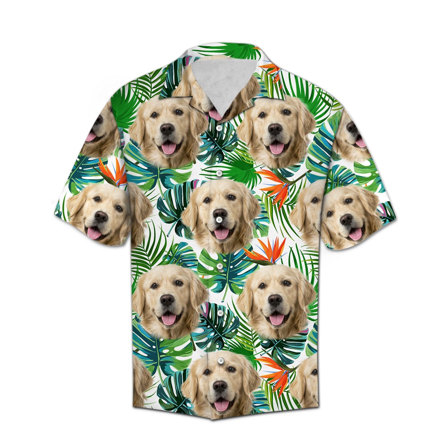 litzzy Custom Peace Love Dog - Hawaiian Shirt Personalizedwitch For Dog Lovers Hawaii Shirt   