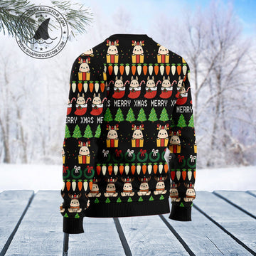 litzzy Rabbit Christmas Symbols T2810 Ugly Christmas Sweater -  Best Gift For Christmas, Noel Malalan - Christmas Signature sweater   