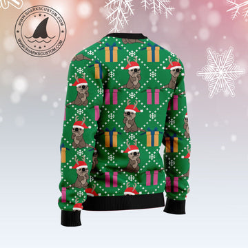 litzzy Otter Reindeer T2810 Ugly Christmas Sweater -  Best Gift For Christmas, Noel Malalan - Christmas Signature sweater   