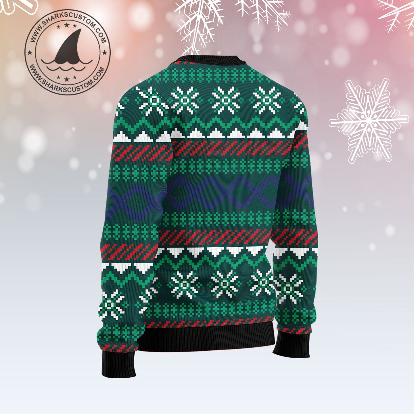 litzzy Merry Sharkmas T0311 Ugly Christmas Sweater -  Best Gift For Christmas, Noel Malalan - Christmas Signature sweater   