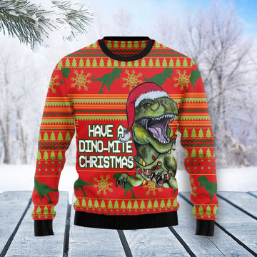 litzzy Dinosaur Funny T0511 Ugly Christmas Sweater -  Best Gift For Christmas, Noel Malalan - Christmas Signature sweater   