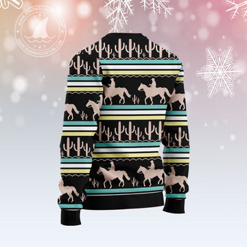 litzzy Cowboy Cactus T710 Ugly Christmas Sweater -  Best Gift For Christmas, Noel Malalan - Christmas Signature sweater   