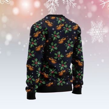 litzzy Violin Christmas T910 Ugly Christmas Sweater -  Best Gift For Christmas, Noel Malalan - Christmas Signature sweater   