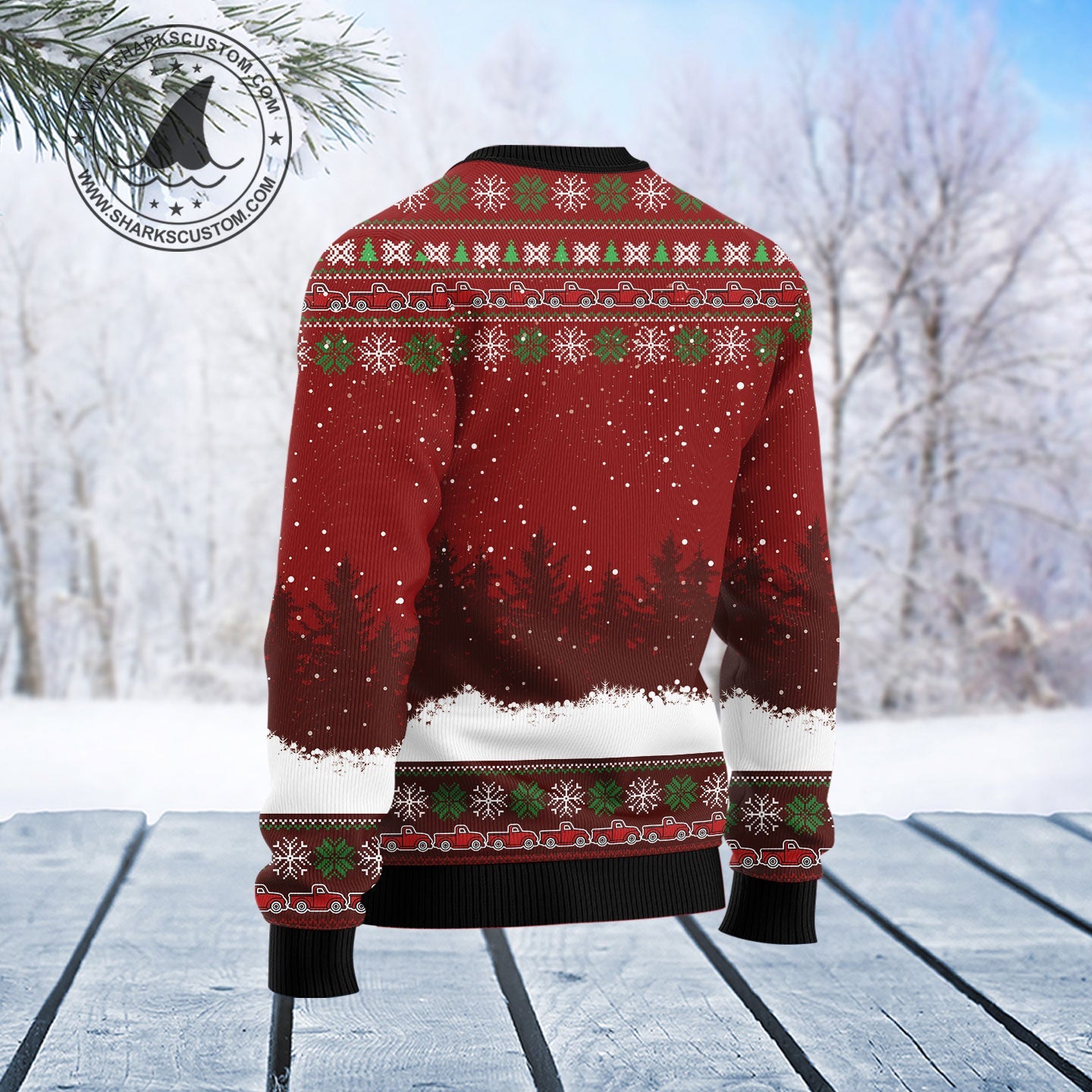 litzzy Red Truck Home Christmas T1011 Ugly Christmas Sweater -  Best Gift For Christmas, Noel Malalan - Christmas Signature sweater   