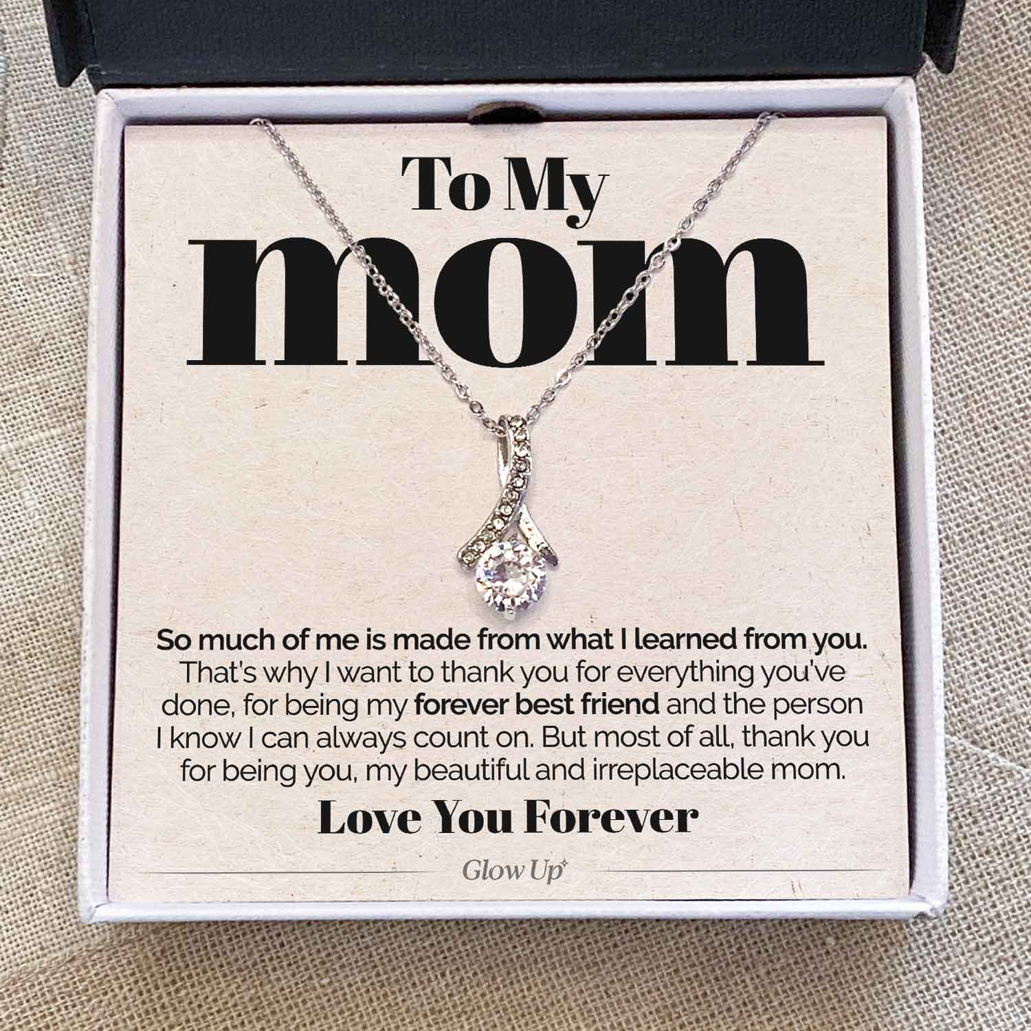 litzzy To My Mom - Forever Best Friend - Alluring Necklace Jewelry   
