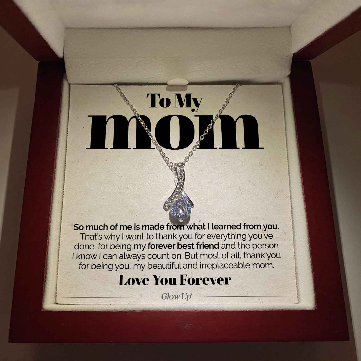 litzzy To My Mom - Forever Best Friend - Alluring Necklace Jewelry   