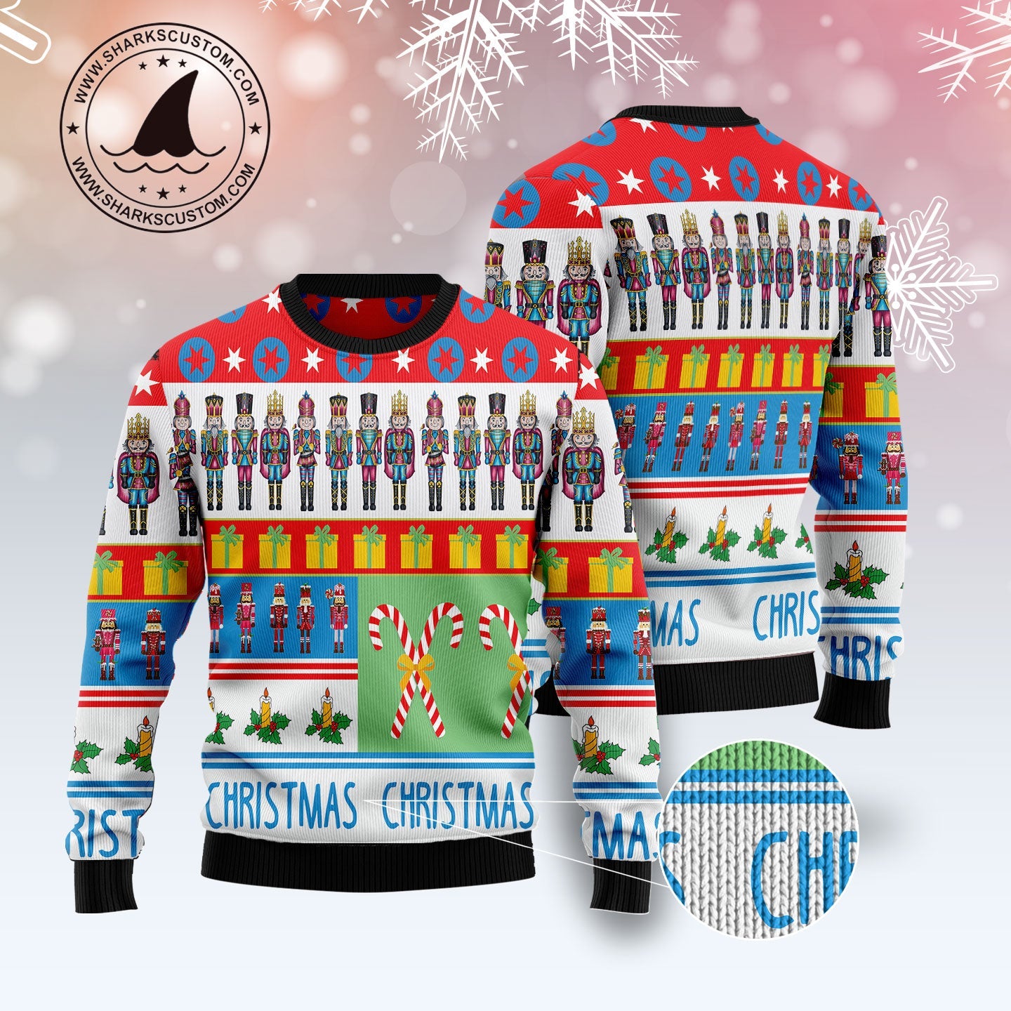 litzzy The Nutcracker G51019 - Ugly Christmas Sweater -  Best Gift For Christmas, Noel Malalan - Christmas Signature sweater   
