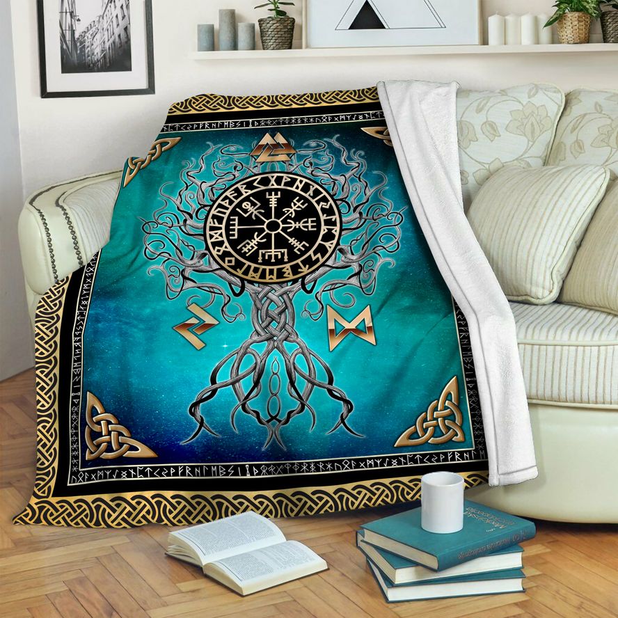 litzzy Tree Of Life Fleece Blanket HST19103850 Fleece Blanket   