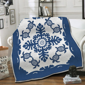 litzzy Turtle Fleece Blanket HST19102496 Fleece Blanket   