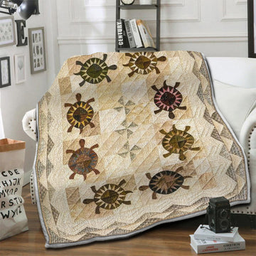 litzzy Turtle Fleece Blanket HST19102520 Fleece Blanket   