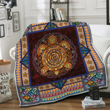 litzzy Turtle Fleece Blanket HST19103931 Fleece Blanket   