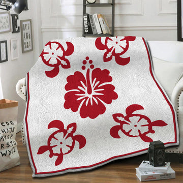 litzzy Turtle Fleece Blanket HST19103939 Fleece Blanket   