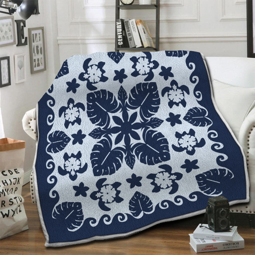 litzzy Turtle Fleece Blanket HST19103940 Fleece Blanket   