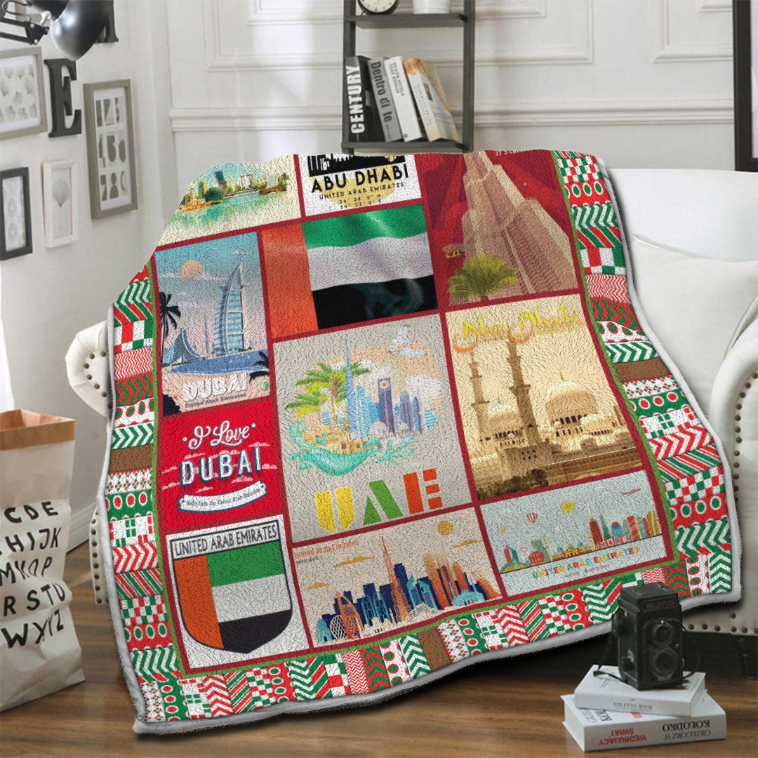 litzzy UAE Fleece Blanket HST19103490 Fleece Blanket   
