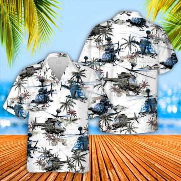 litzzy US Army Bell OH-58 Kiowa Hawaiian Shirt - Aloha shirt Hawaiian Hawaii Shirt For Summer Hawaii Shirt S  