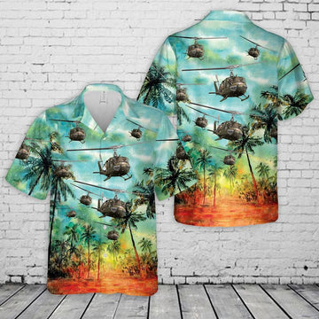 litzzy US Army Bell UH-1 Huey Hawaiian Shirt, Short Sleeve Hawaiian shirt for men - Aloha shirt Hawaiian Hawaii Shirt For Summer Hawaii Shirt   