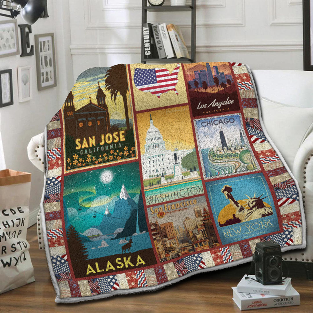 litzzy US Fleece Blanket HST19103516 Fleece Blanket   